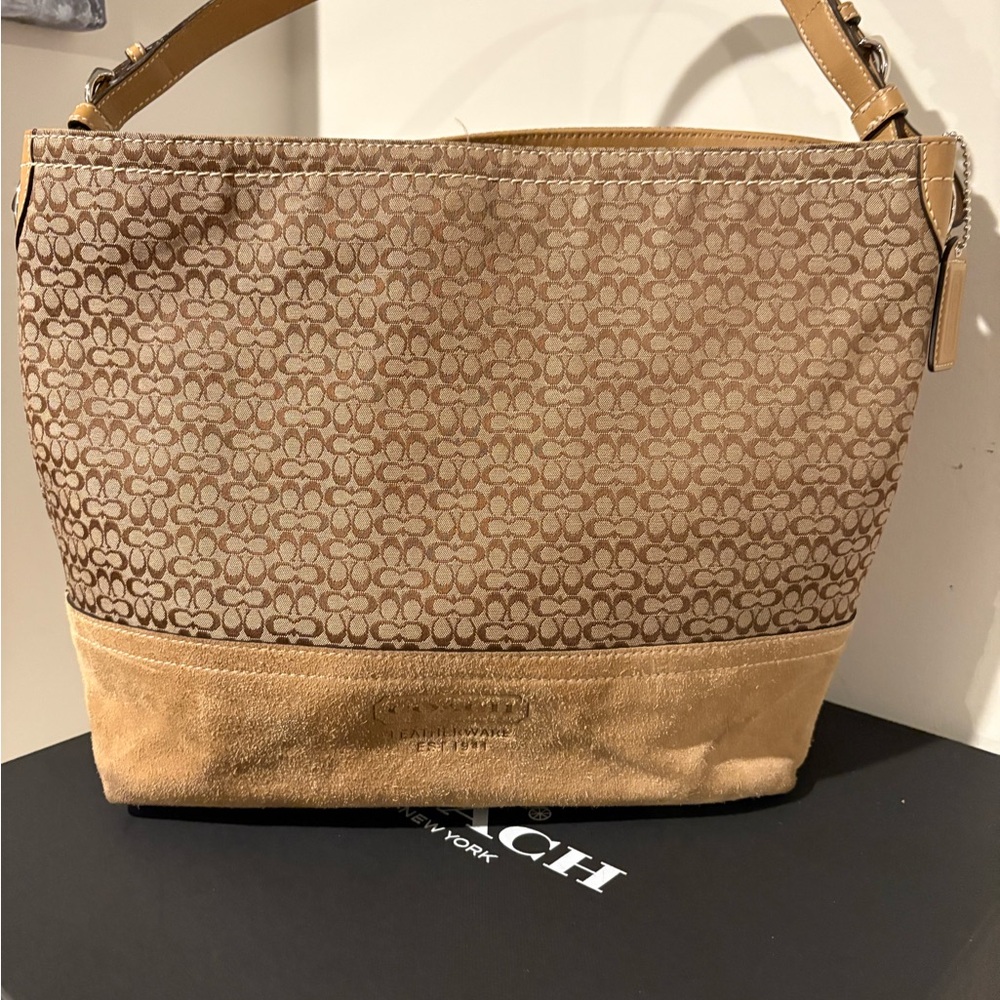 Coach Y2K Signature Hobo Bucket Shoulder Bag